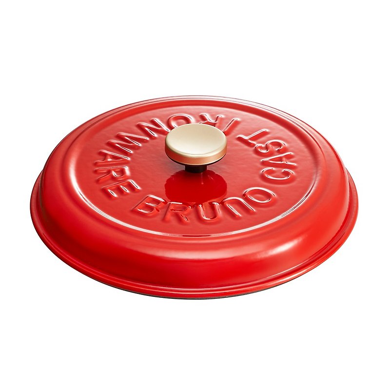 原廠配件 | 日本BRUNO 萬能調理鍋無水料理專用鍋蓋 (紅色) - 廚具 - 其他材質 紅色