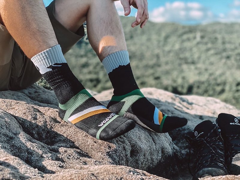 【WOAWOA】Mountain - Crew Hiking Socks | 3 Packs M/L/XL - Socks - Bamboo 