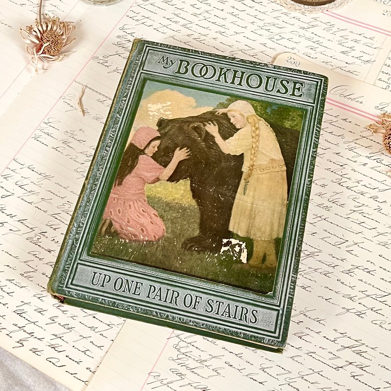 Antique 1925 publishes the American children's book My Bookhouse - Up One Pair of Stairs - Indie Press - Paper Green