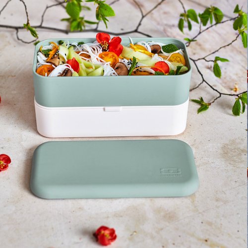 MONBENTO-Original Double-Layer Lunch Box-Colorful Flowers - Shop monbento-tw  Lunch Boxes - Pinkoi