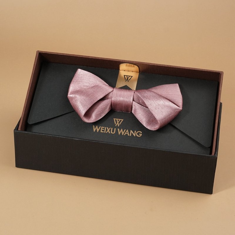 WEIXUWANG Folding Series Original Handmade Bow Ties - Bow Ties & Ascots - Polyester Pink