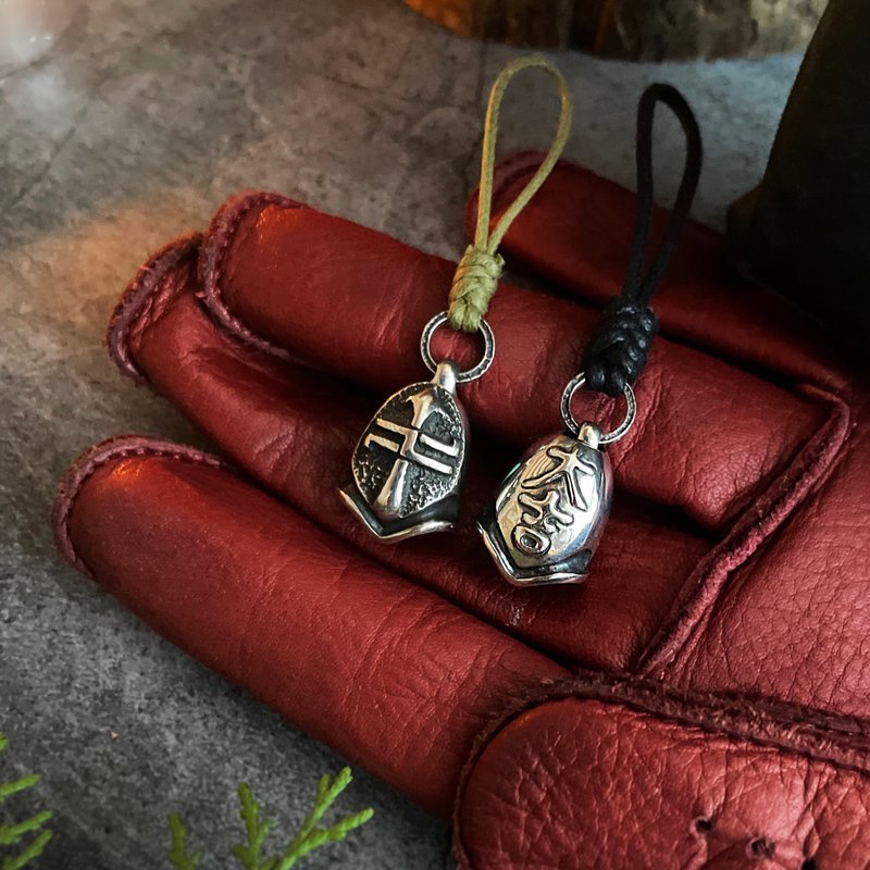 Fantasy Series [Blessing Bell and Good Luck] Peaceful Blessing Bell 925 Sterling Silver Pendant/Christmas Blessing Gift - พวงกุญแจ - เงินแท้ 