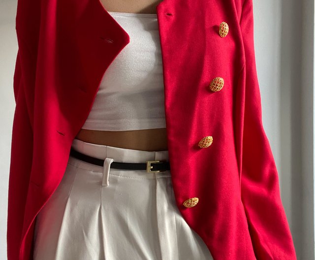 red coat gold buttons