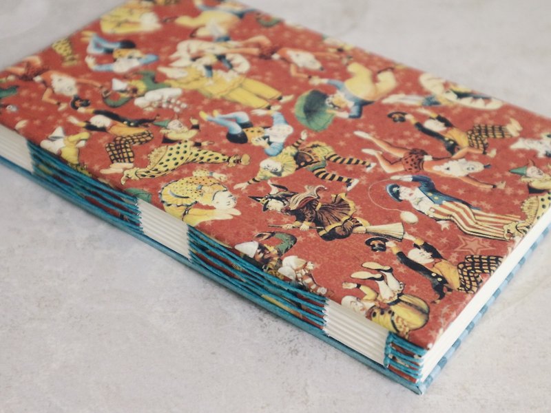 Miss Crocodile (circus) French line manual book - Notebooks & Journals - Paper Red