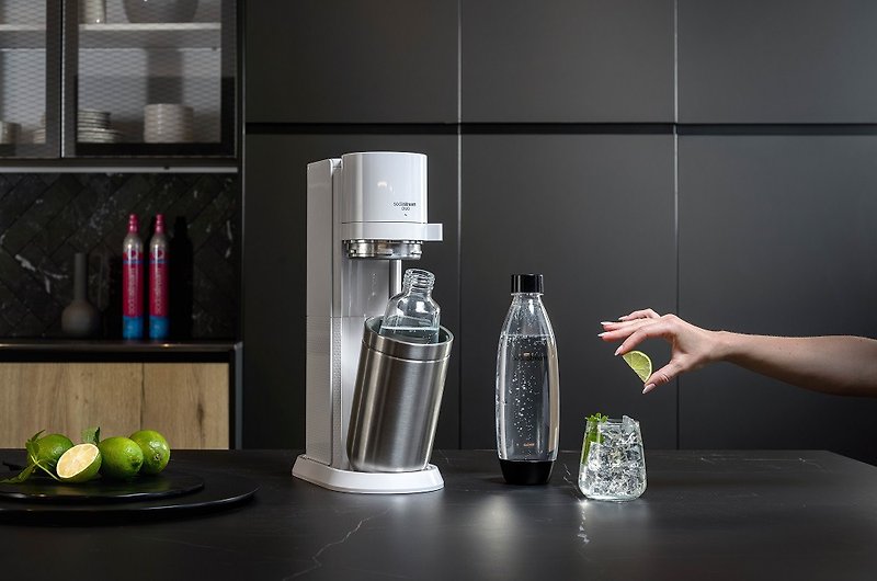 [Free water bottle - random color] DUO sparkling water machine - white - เครื่องใช้ไฟฟ้าในครัว - โลหะ ขาว