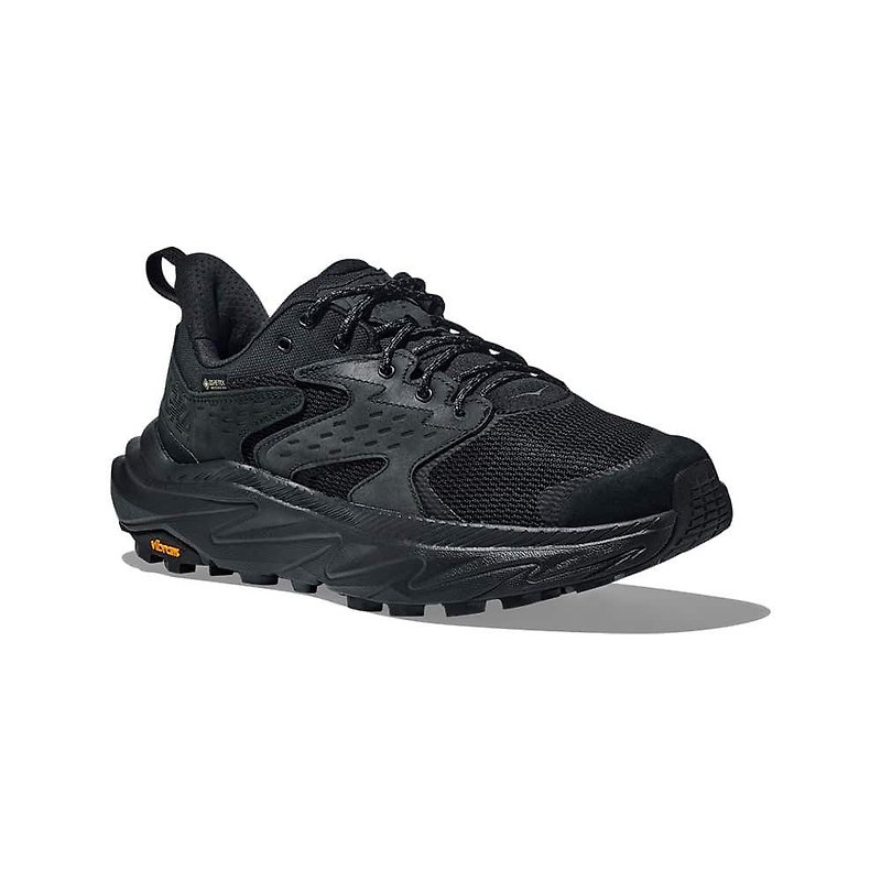 [HOKA] Men's Anacapa 2 Low GTX Hiking Shoes Black - รองเท้าวิ่งผู้ชาย - เส้นใยสังเคราะห์ สีดำ