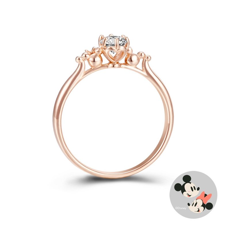 Disney Mickey Ring 4725 Rose - แหวนทั่วไป - เงิน สึชมพู