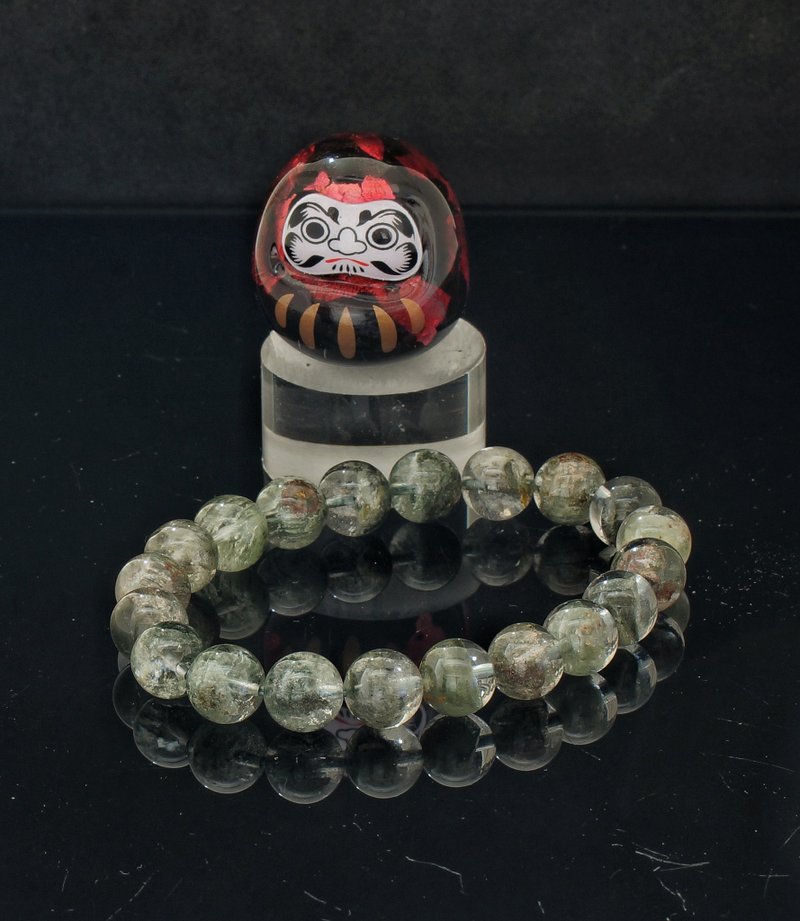 グリーンファントム 9.6mm クリスタルブレスレット ( HKA9216 ) - ブレスレット - クリスタル 