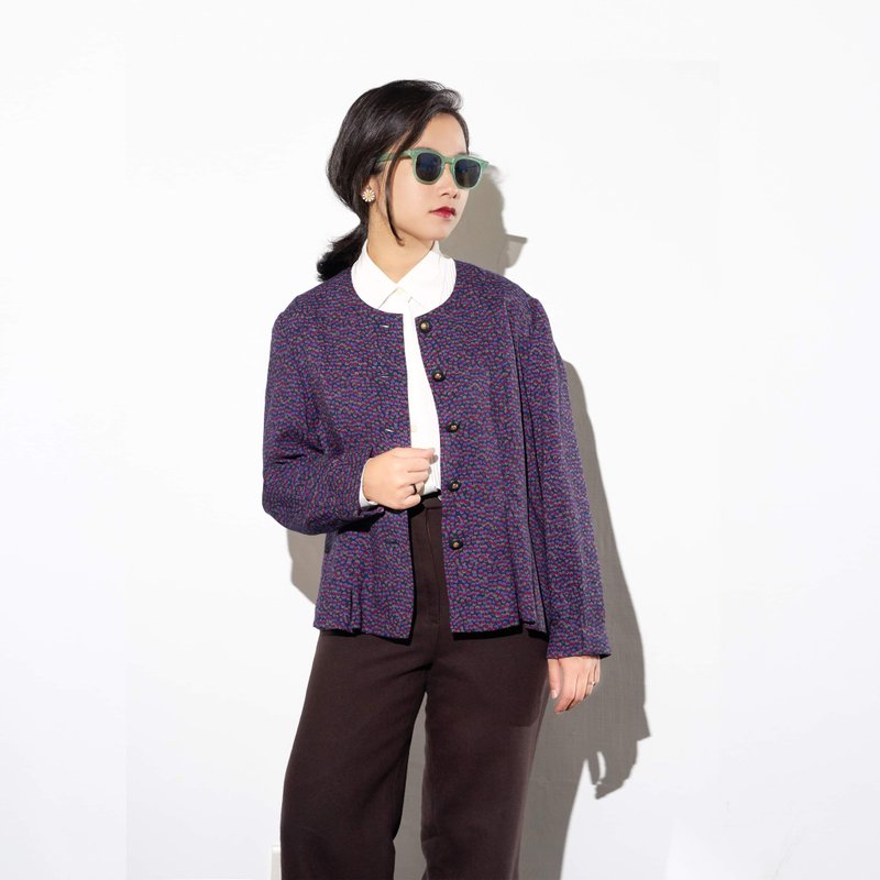 Cell/Japanese vintage coat - เสื้อสูท/เสื้อคลุมยาว - วัสดุอื่นๆ 