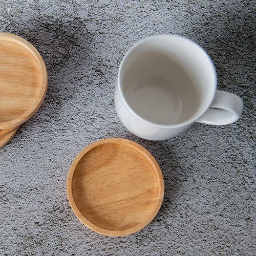 intuchaihouse cup holder, (1 set contains 2 pieces) Material made of wood.