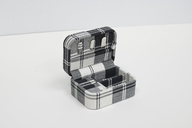 Mini Travel Jewelry Box - Other - Cotton & Hemp Black