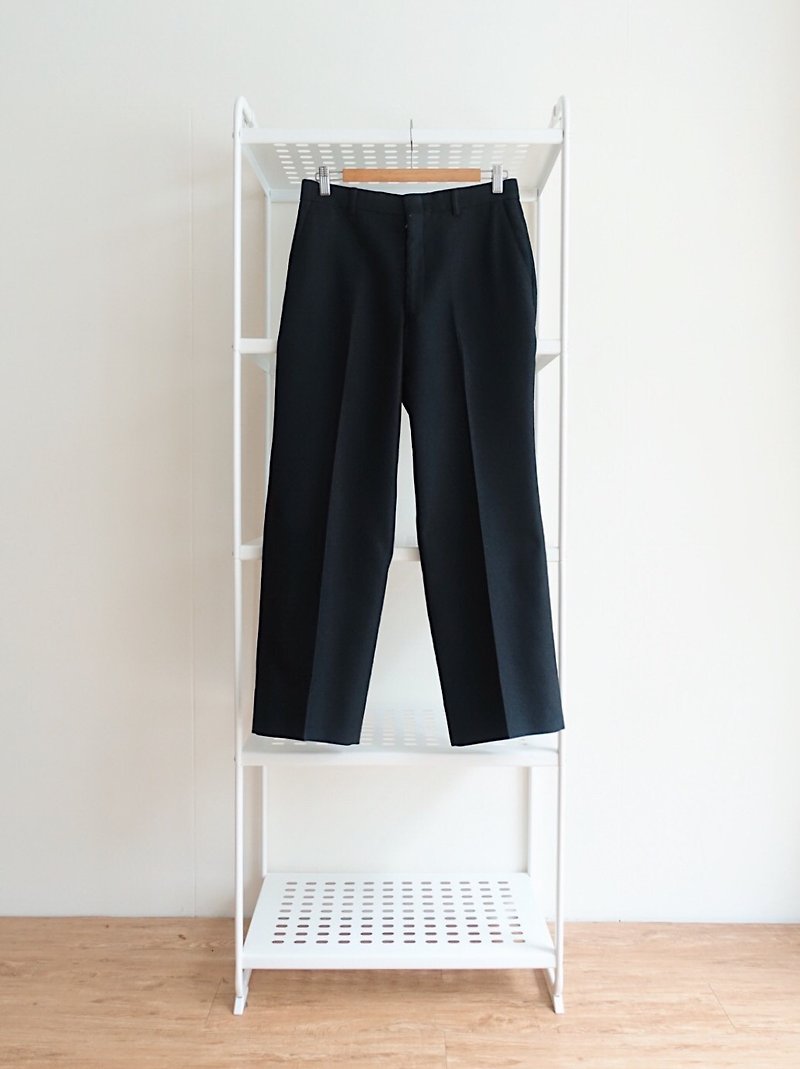 Vintage under / trousers no.151 - กางเกงขายาว - เส้นใยสังเคราะห์ สีดำ