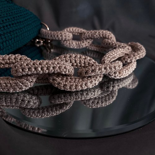 SmachnaTorba Crochet pattern chunky chain link PDF digital instant download, video tutorial