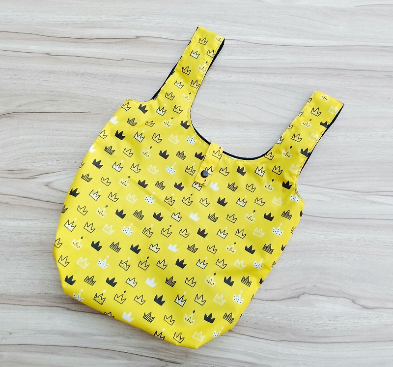 [waterproof shopping bag] hill section - (big money) - กระเป๋าถือ - วัสดุกันนำ้ สีเหลือง