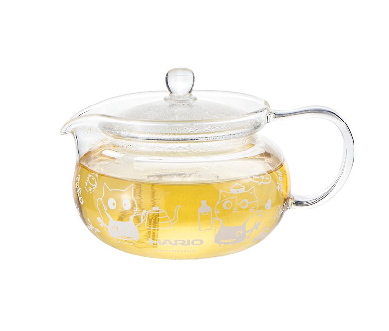 Yellow Ama Pill Shaped Teapot - Teapots & Teacups - Glass Transparent