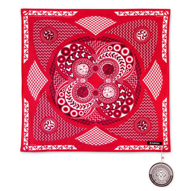 Tā moko Bandana- LIGHT MY FIRE - 領結/領巾 - 棉．麻 
