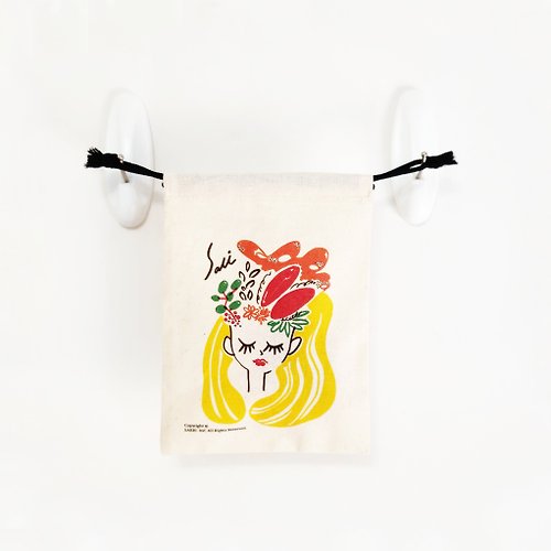 PEACE 公主 美女 女孩 收納 收納包 化妝包 帆布袋 水壺袋 環保袋 束口