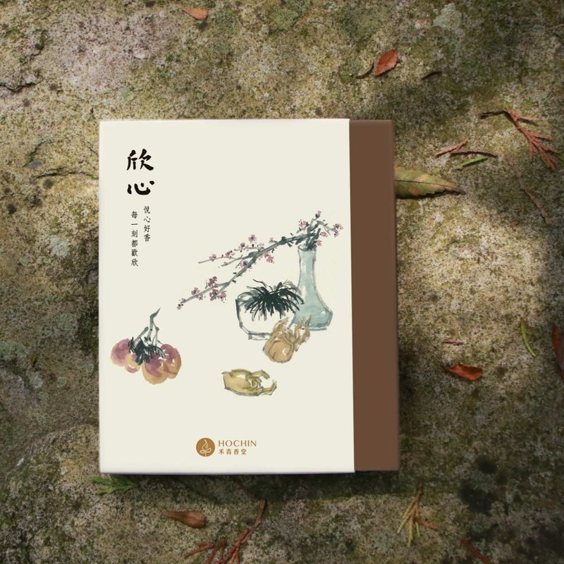 欣心 線香禮盒 - 香氛/精油/擴香 - 其他材質 卡其色
