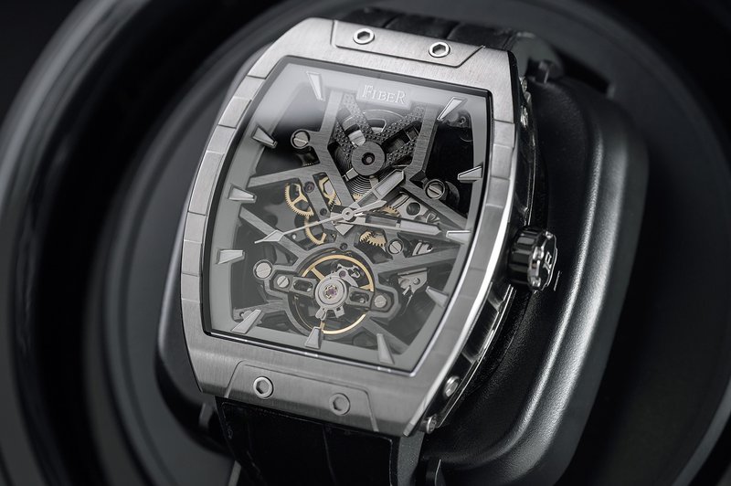 FIBER Blade of Time and Space Limited Mechanical Skeleton Watch- Silver - Men's & Unisex Watches - Stainless Steel Silver