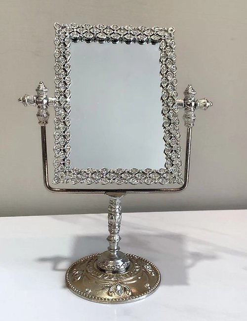 NIQQI 【Carrara-Barocco style】美麗佳人古典方桌鏡