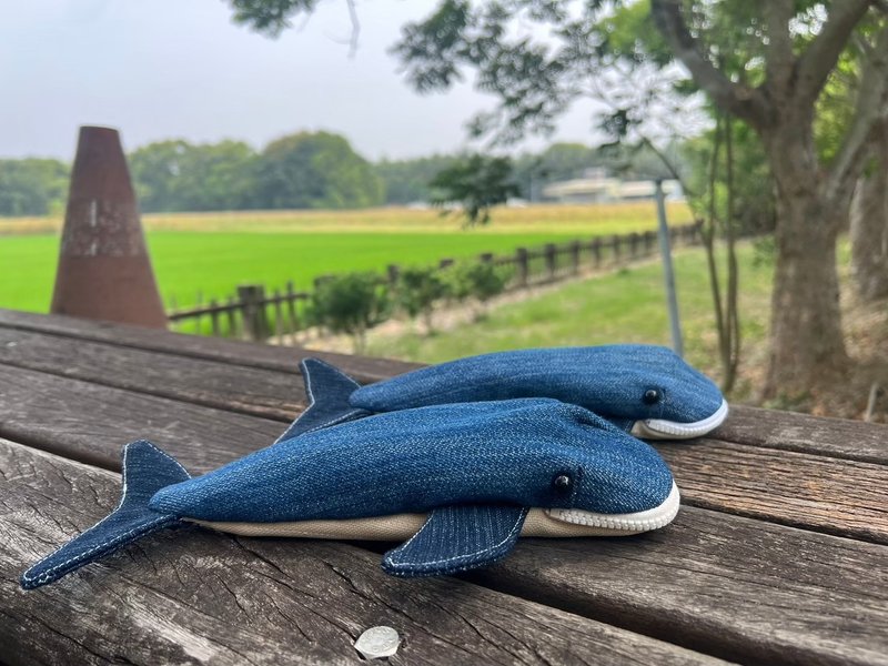 【Cute Whale Handmade Bag】Environmental Protection/Handmade/80% Sustainable/Graduation Gift - อื่นๆ - วัสดุอื่นๆ 