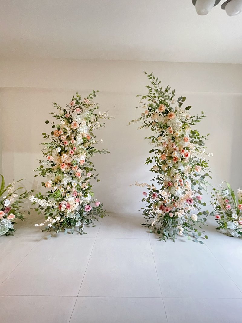 【Wedding Decoration】Double-corner style decoration schedule booking─Zhongzhang area - อื่นๆ - พืช/ดอกไม้ สีส้ม