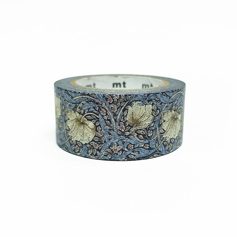 mt x William Morris Masking Tape / Pimpernel (MTWILL14) - Washi Tape - Paper Blue