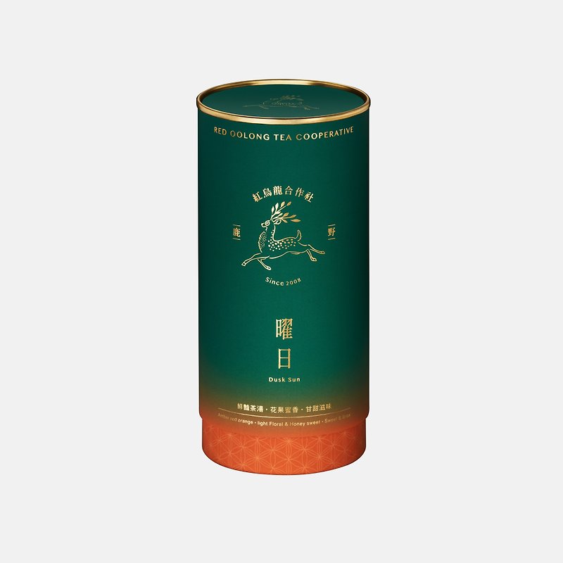 Red Oolong Cooperative | Sunday Original Leaf Canned 75g - ชา - อาหารสด สีเหลือง