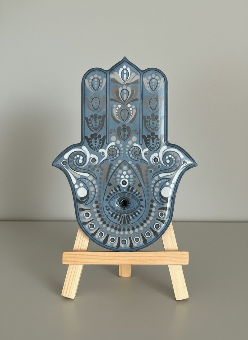 法蒂瑪之手 點點曼陀羅香插 - 香氛/精油/擴香 - 其他材質 綠色