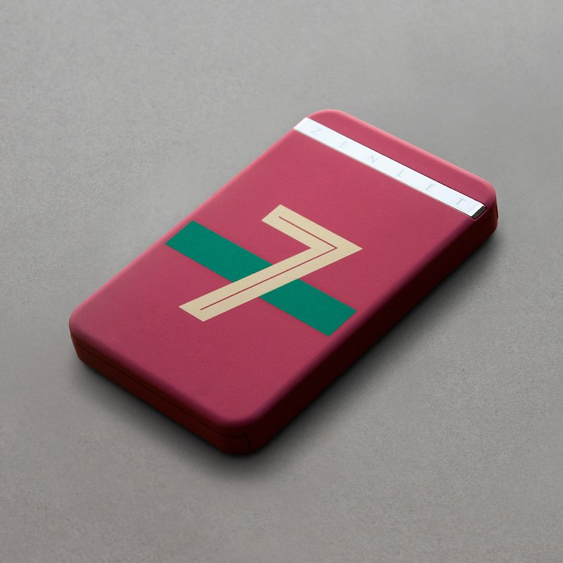 The Ingenious Wallet with RFID Blocking Card - Golden 7 - กระเป๋าสตางค์ - วัสดุกันนำ้ สีแดง
