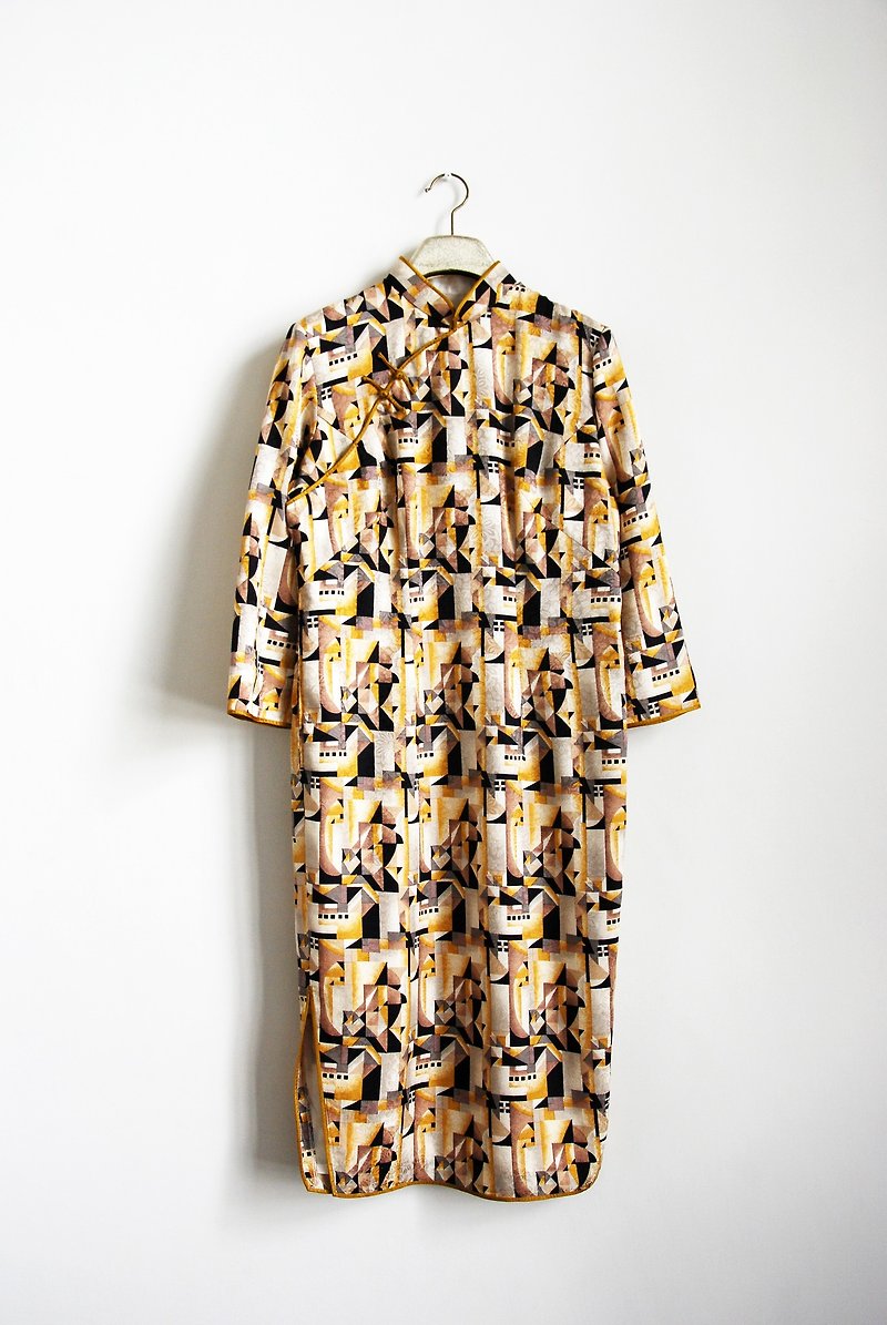 古董旗袍 - 連身裙 - 其他材質 