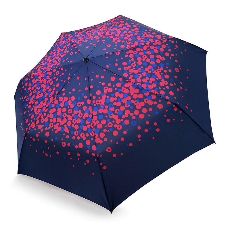 防水素材 傘・雨具 ブルー - 安全、非リバウンド、防風、UV耐性の自動傘付きペイント