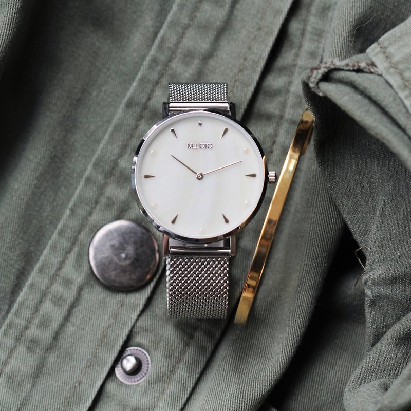 テティスシリーズ シェルサーフェイス シンプル 女性用腕時計 SE-8501 - 腕時計 - 金属 