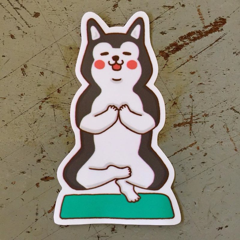 Shiqi Yoga Waterproof Sticker SS0105 - สติกเกอร์ - วัสดุกันนำ้ 