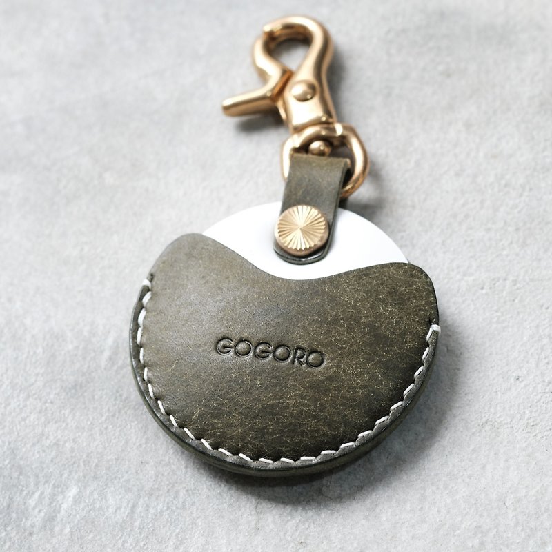 gogoro/gogoro2 鑰匙專用皮套 Key holder /Pueblo磨砂系列橄欖綠 - 鑰匙圈/鎖匙扣 - 紙 藍色