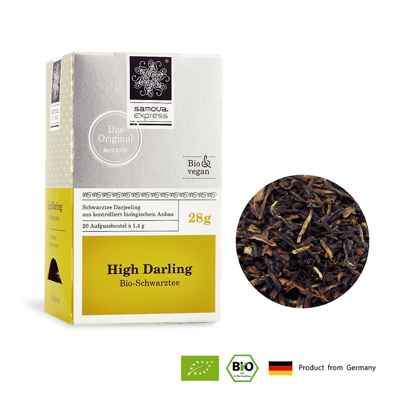 High Darling / Orange Darjeeling Black Tea / Sungma / Express / 20 teabags - Tea - Plants & Flowers Orange