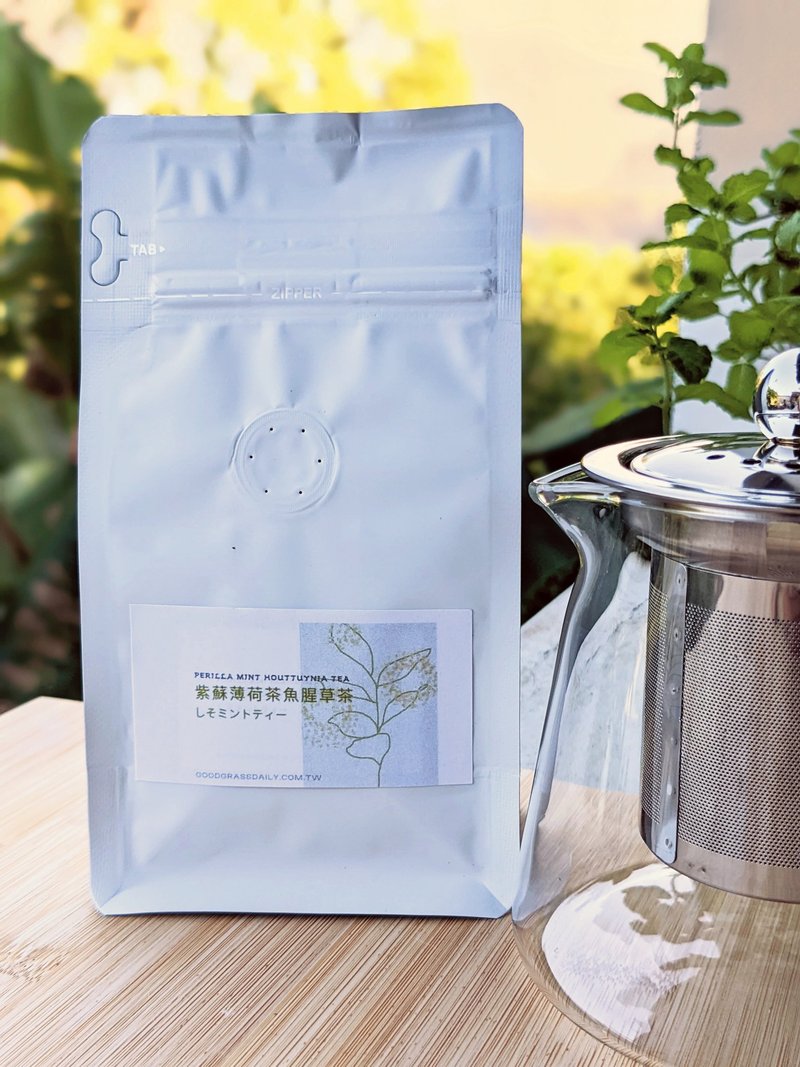 紫蘇薄荷魚腥草茶,  提升保護力, 兒童適合 - 茶葉/茶包/水果茶 - 其他材質 綠色