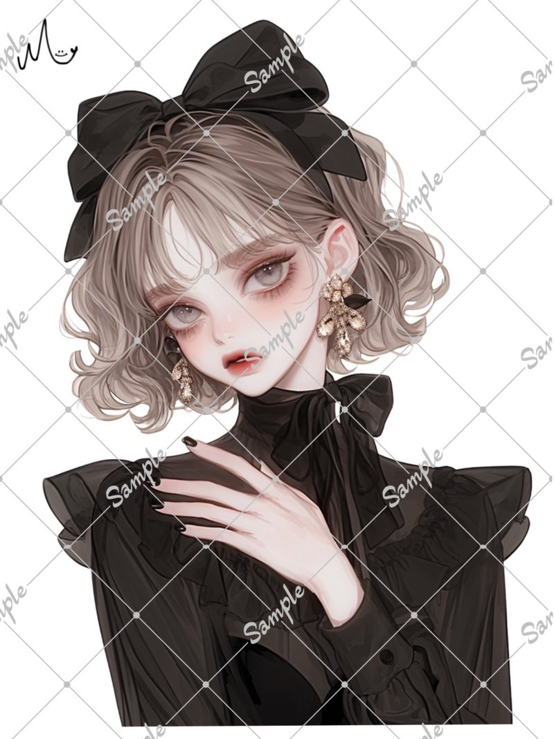オリジナル人物ステッカー - 貼紙 - 紙 