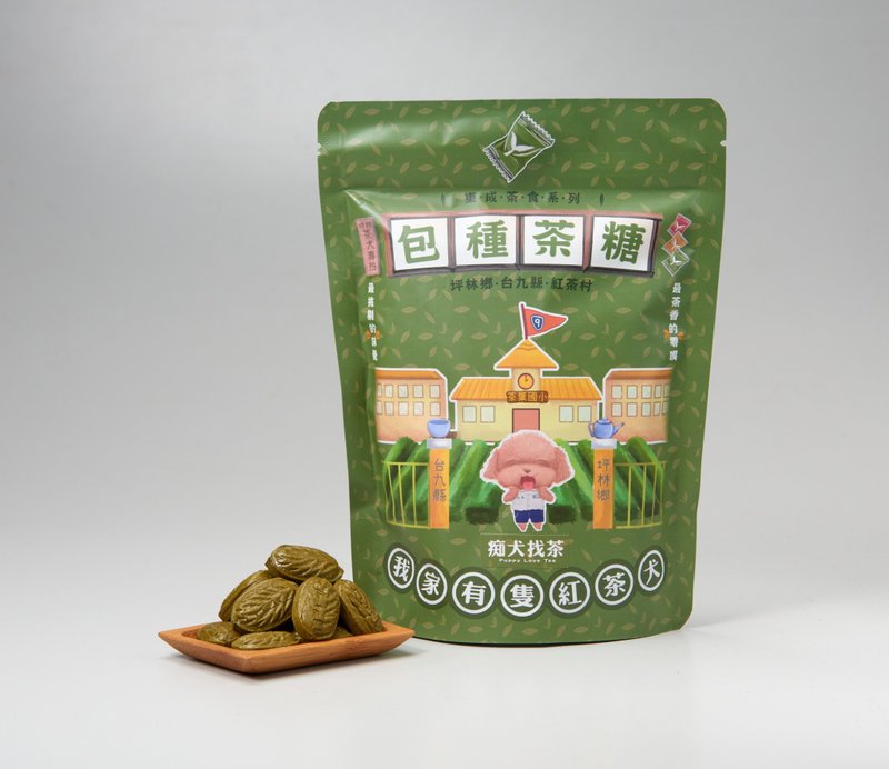 【Dongcheng Tea】Fun dog looking for tea series---baozhong tea candy - Cake & Desserts - Other Materials 