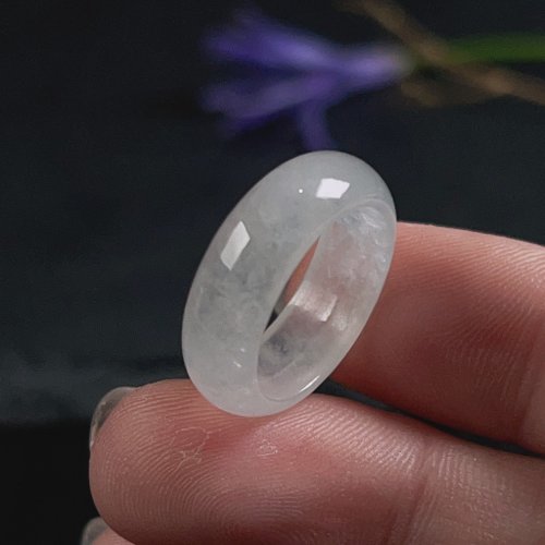 瓔珞珠寶盒 E.L.Jewelry Box 冰種翡翠戒指戒圈 | 國際9.5圍 | 天然緬甸玉翡翠A貨|送禮