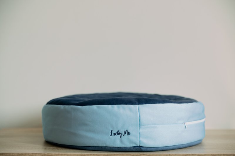 Lazy Bones - Dark Blue Undersea Cat Mattress Dog Mattress - Bedding & Cages - Polyester Blue