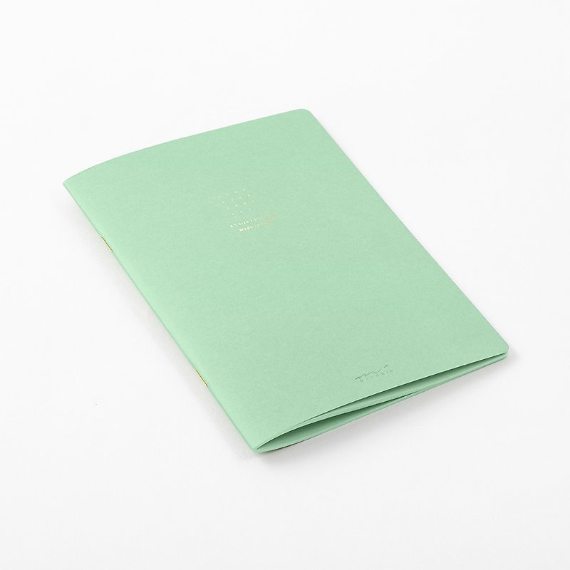 MIDORI dot color notebook A5 green - สมุดบันทึก/สมุดปฏิทิน - กระดาษ สีเขียว
