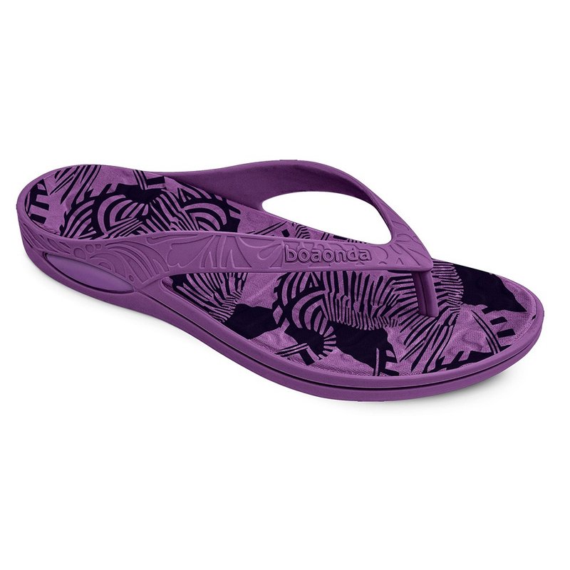 【BOAONDA】Brazilian original design | LILLY 003-VIOLETA casual slippers for women - Slippers - Eco-Friendly Materials 