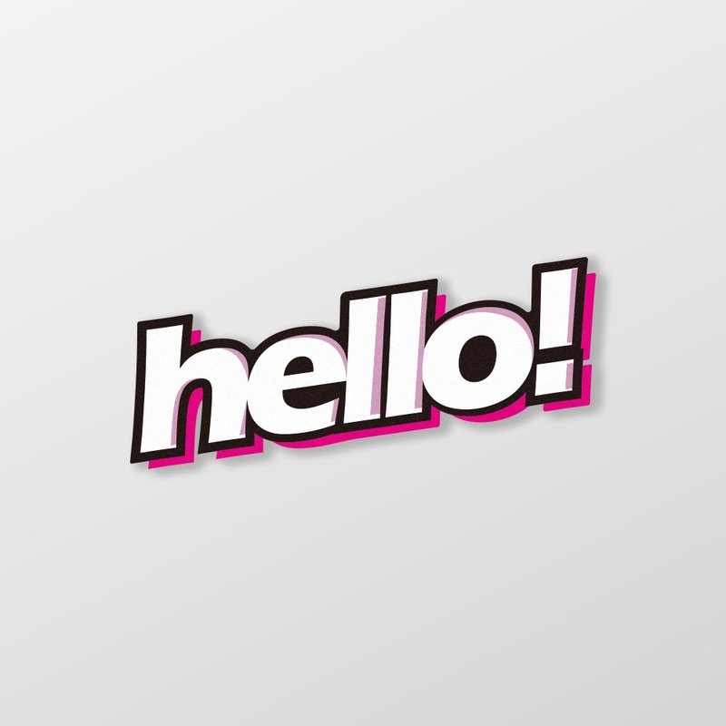 hello/車貼、貼紙、軟磁 SunBrother孫氏兄弟 - 貼紙 - 防水材質 