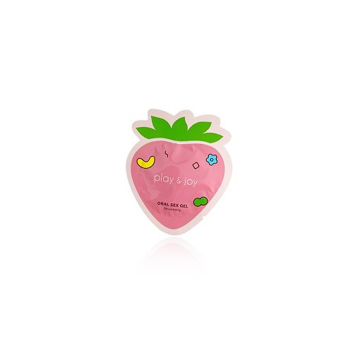 Play & Joy 專業私密保養品牌 【PLAY & JOY】口交潤滑液-草莓風味 3ml 隨身包