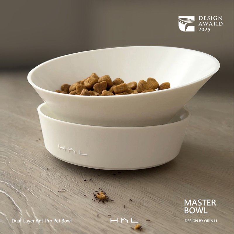 【請用膳】 雙道防蟻寵物碗 | 單碗 - 寵物碗/碗架/自動餵食器 - 矽膠 