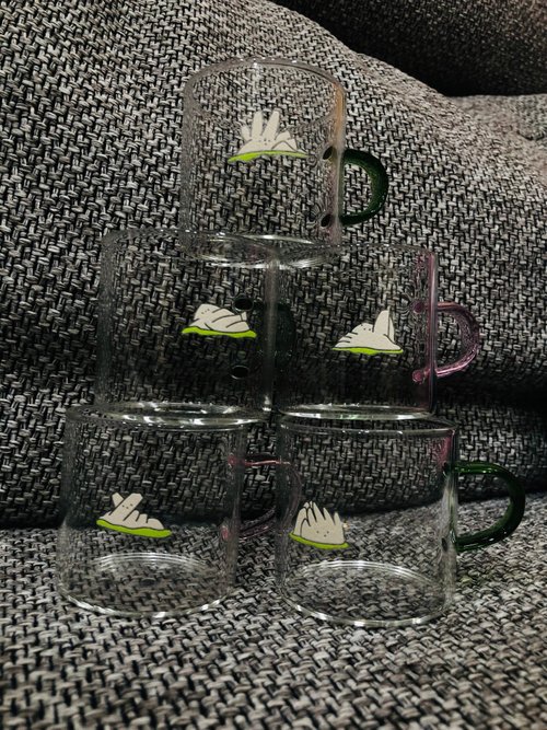 卷卷製造所. . 臺灣群島120ml迷你杯-手足五島套組-防爆耐熱耐冷高硼矽玻璃杯-
