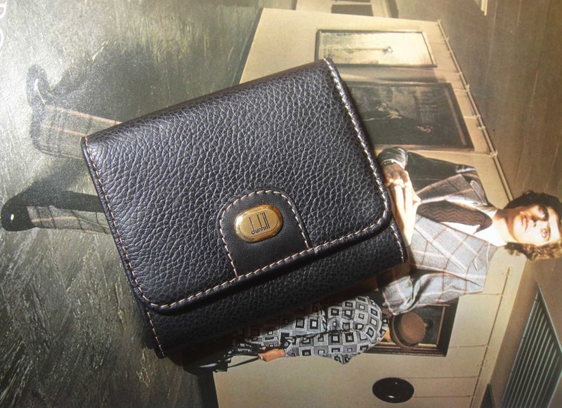 【老時光 OLD-TIME】早期二手老包西班牙製DUNHILL零錢包 - 名片夾/名片盒 - 其他材質 多色