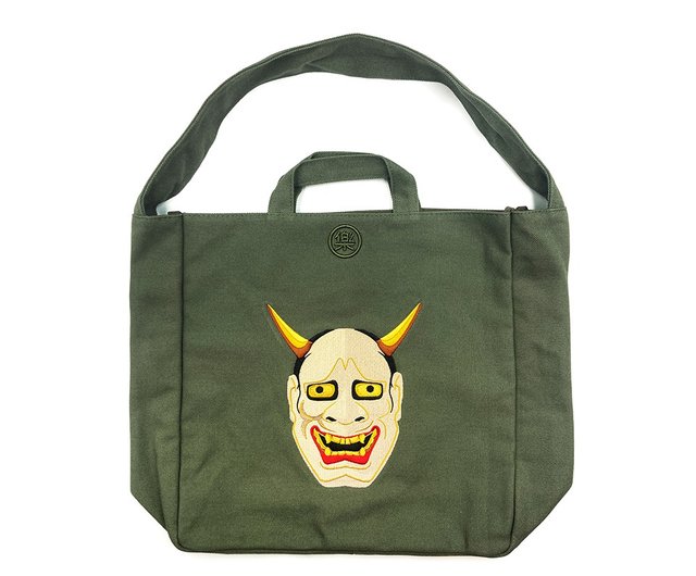 トートバッグ OBAKE 能楽 / わかめ おばけの頭 キャンバストートバッグ - ショップ