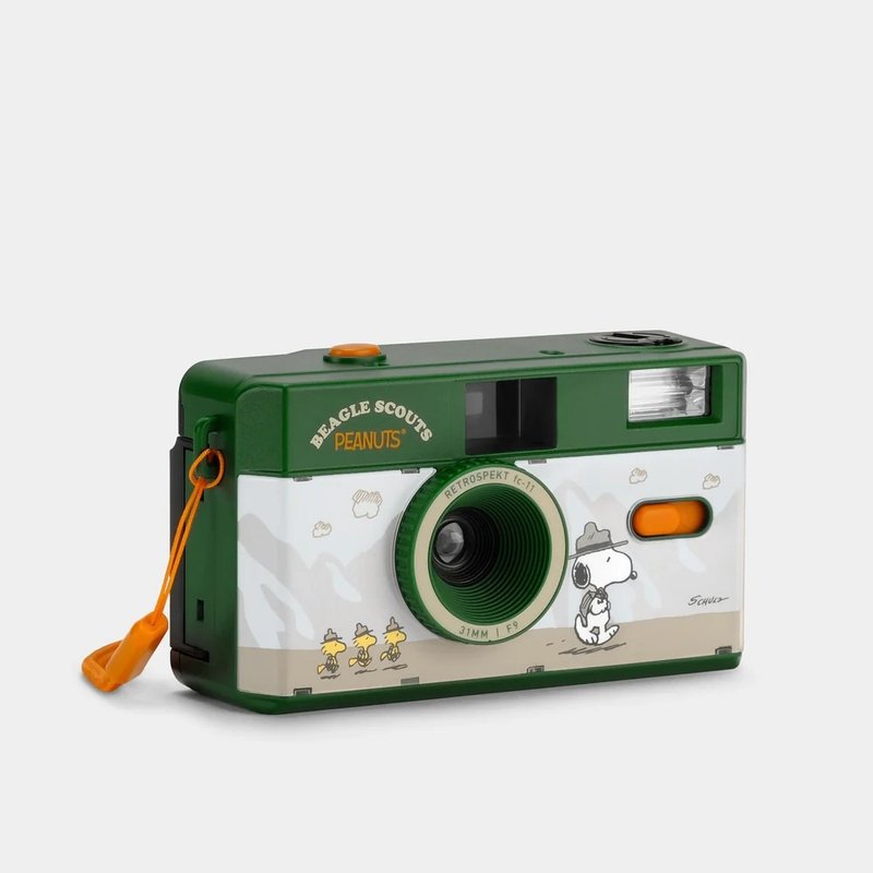 [Polaroid Grocery Store] Snoopy 135 35mm film point-and-shoot camera - อื่นๆ - พลาสติก สีเขียว